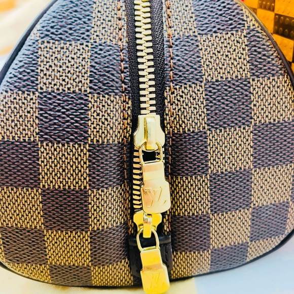 Authentic Louis Vuitton Brown Checkered Mini Bag - Picture 4 of 5